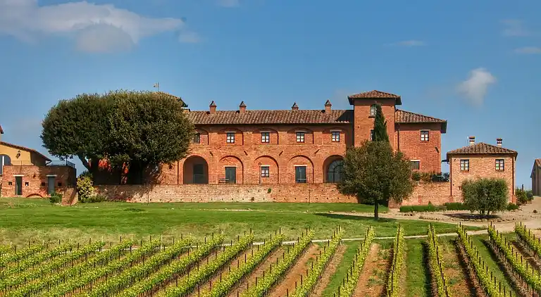 Gårdshus i Montepulciano