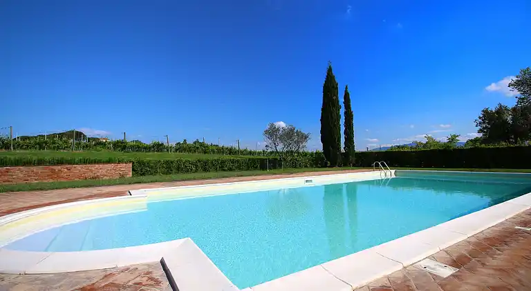 Gårdshus i Montepulciano