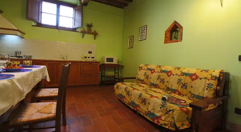 Gårdshus i Montepulciano