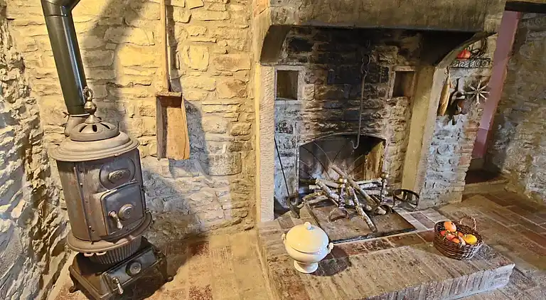 Gårdshus i Apecchio