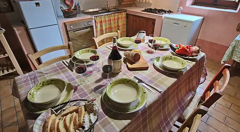 Gårdshus i Apecchio