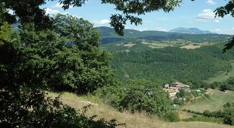 Gårdshus i Apecchio