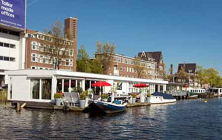Husbåd i Amsterdam-Zuid