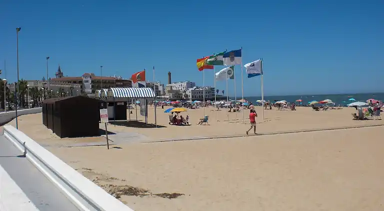 Chipiona, Costa de la Luz.Sol och strand året runt