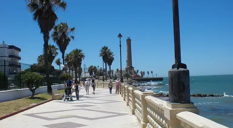 Chipiona, Costa de la Luz.Sol och strand året runt