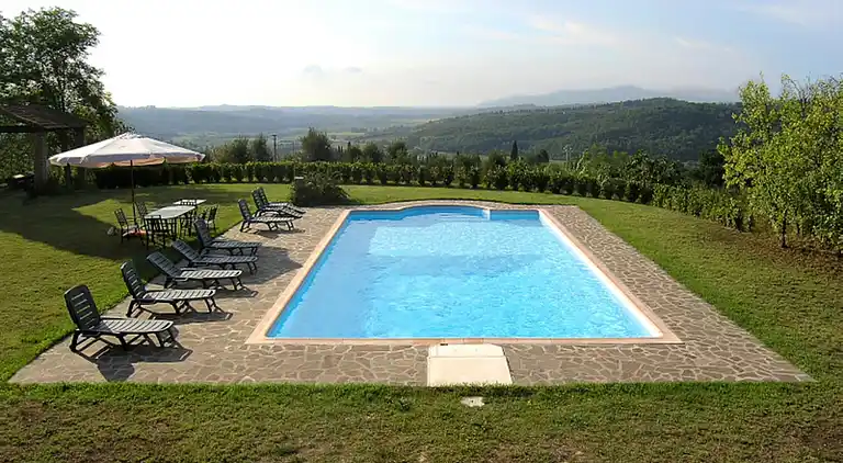 Gårdshus i Peccioli