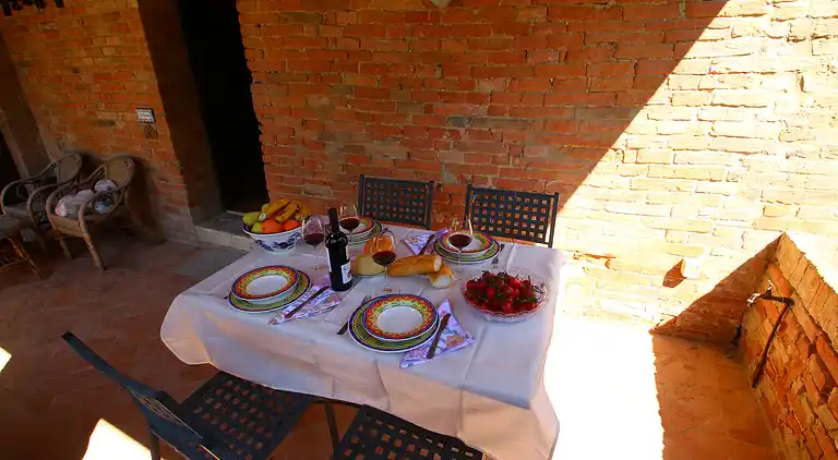 Gårdhus i Montalcino