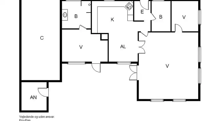 Sommerhus ved Mariendal Strand