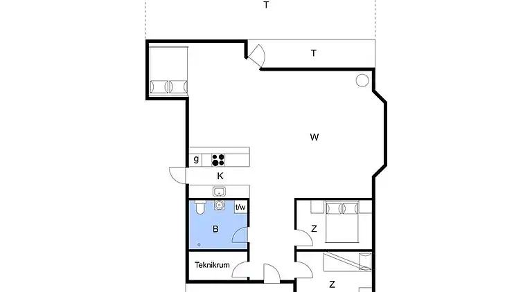 Sommerhus ved Saksild Strand