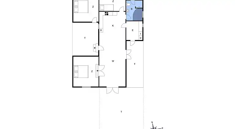 Sommerhus ved Pøt Strandby