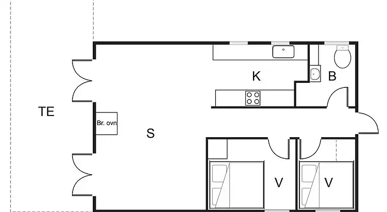 Sommerhus ved Saksild Strand