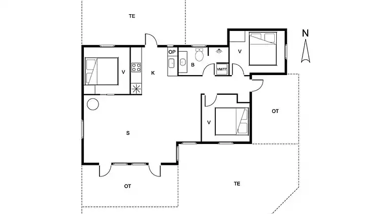 Sommerhus ved Saksild Strand
