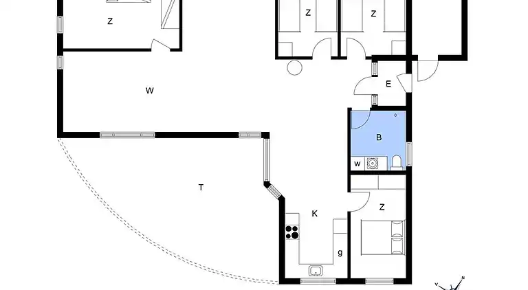 Sommerhus ved Saksild Strand