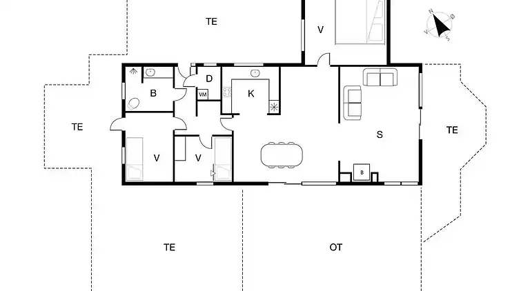 Sommerhus ved Saksild Strand