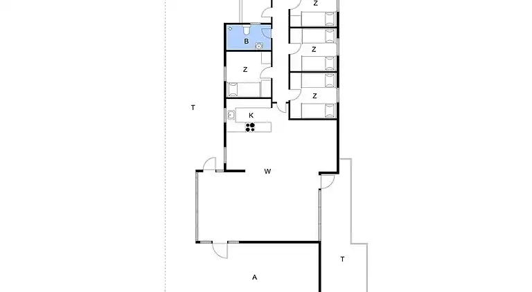 Sommerhus ved Saksild Strand