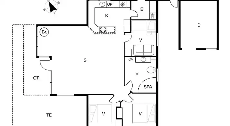 Sommerhus ved Saksild Strand