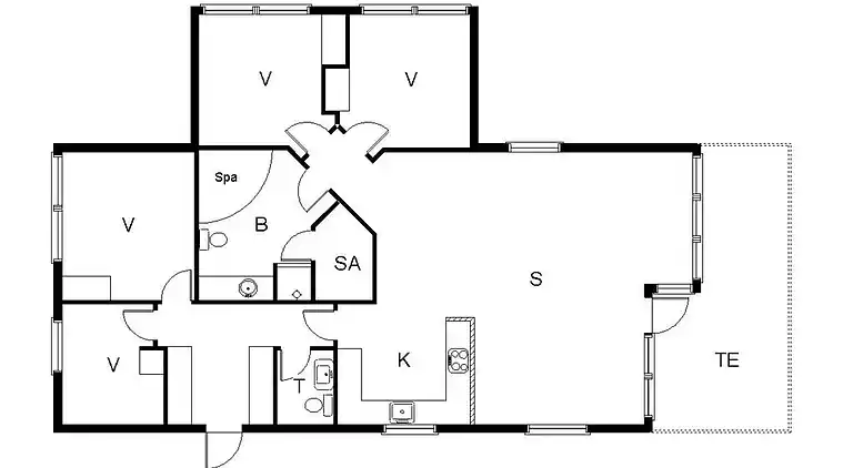 Sommerhus ved Saksild Strand