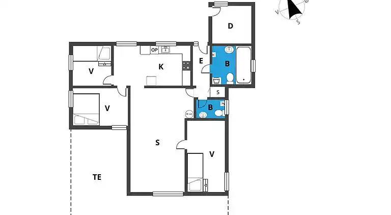 Sommerhus ved Ajstrup Strand