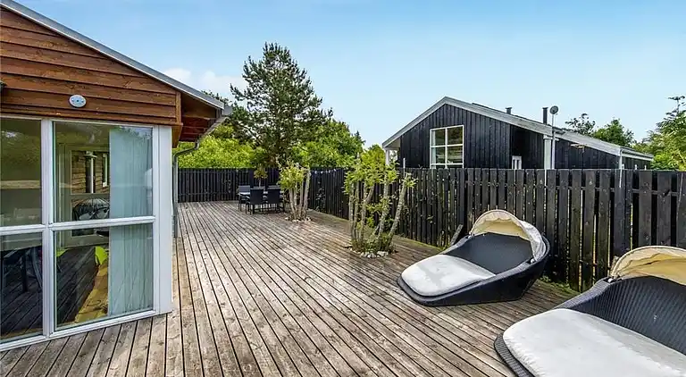 Sommerhus ved Øer Strand
