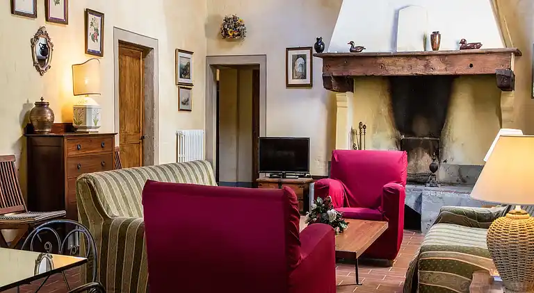 Gårdshus i Peccioli