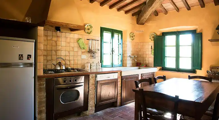 Gårdshus i Peccioli