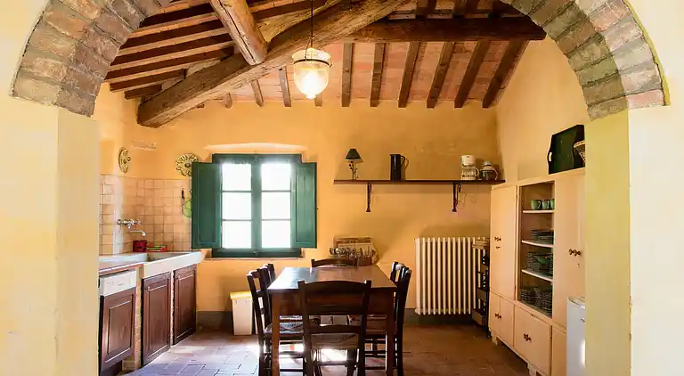 Gårdshus i Peccioli