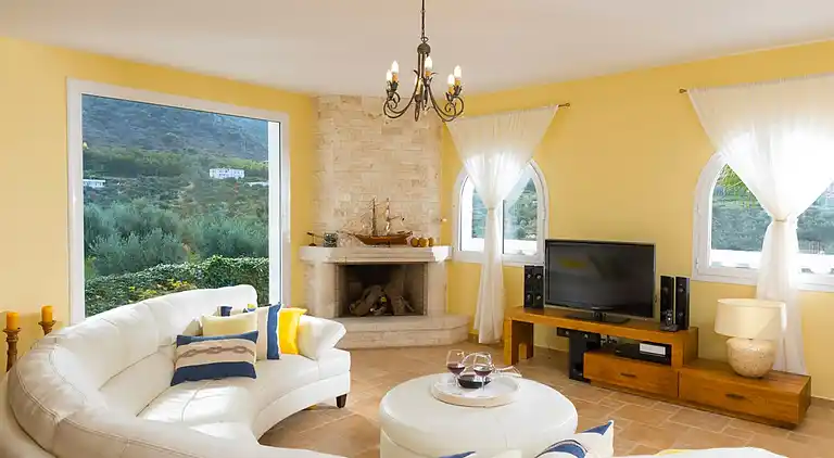 Villa Aphrodite with heated pool and exotic garden