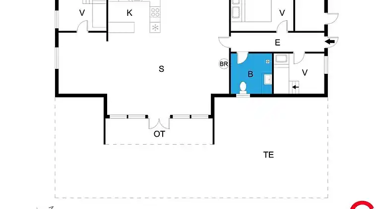 Semesterbostad i As vig