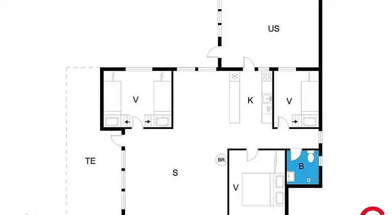 Sommerhus ved Saksild Strand