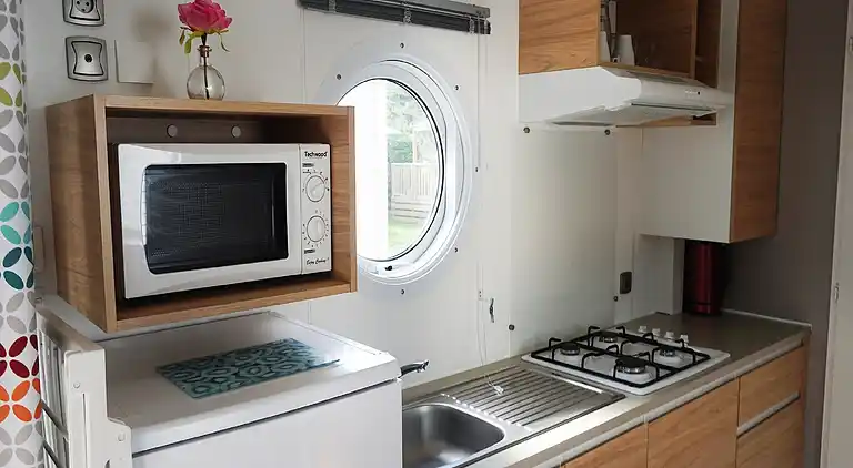 Mobile home in Sainte-Honorine-des-Pertes