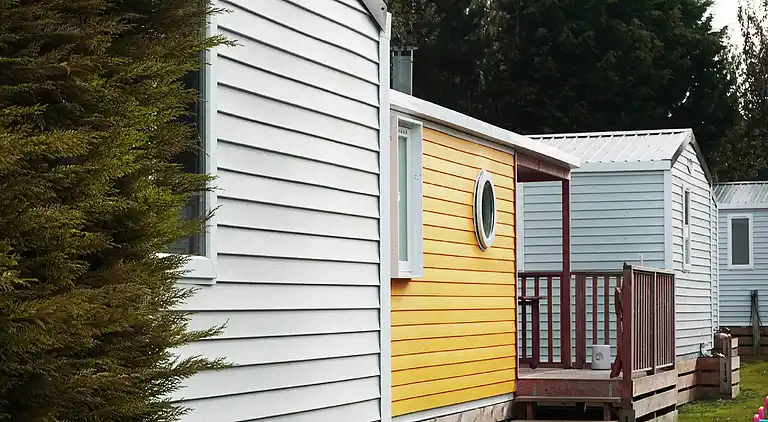 Mobile home in Sainte-Honorine-des-Pertes