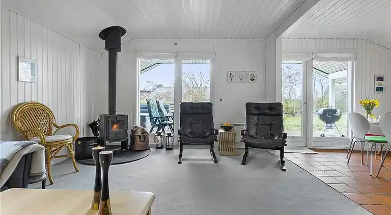 Sommerhus ved Øer Strand