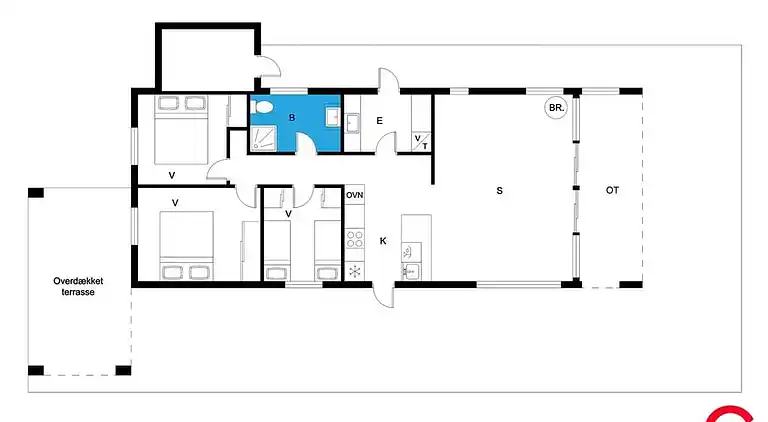 Sommerhus ved Saksild Strand
