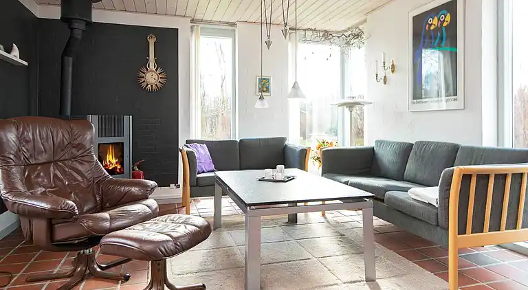 Sommerhus ved Øer Strand