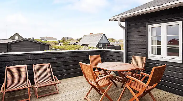 Sommerhus ved Rindby Strand