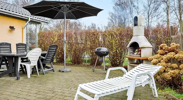 Sommerhus ved Øer Strand