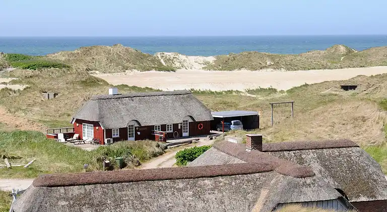 Semesterbostad vid Houvig Strand