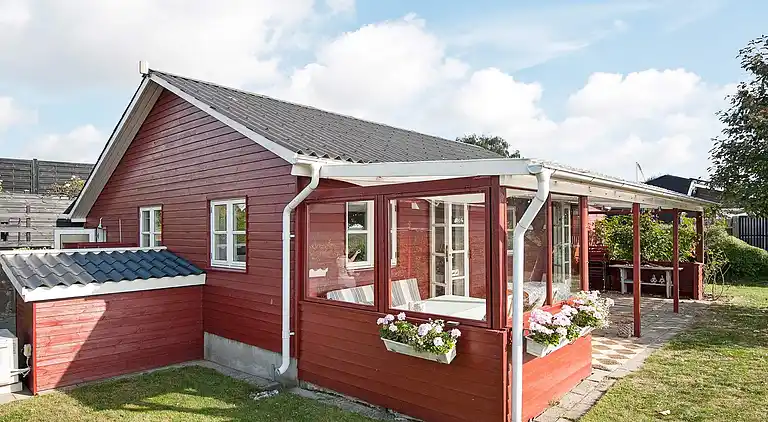 Feriebolig ved Flovt Strand