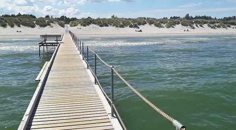 Feriebolig ved Bratten Strand