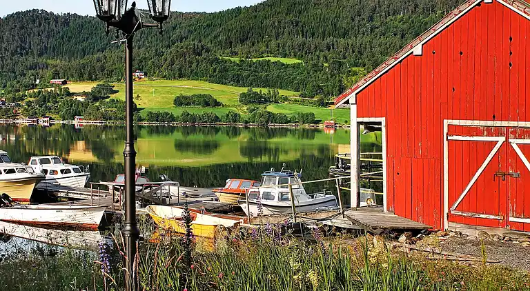 Ferienhaus in Vågland
