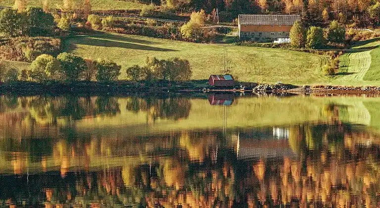 Ferienhaus in Vågland