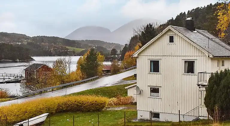 Ferienhaus in Vågland