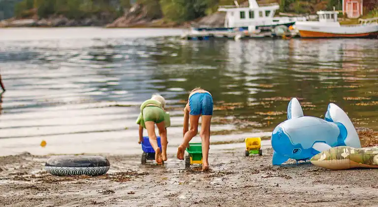 Ferienhaus in Vågland
