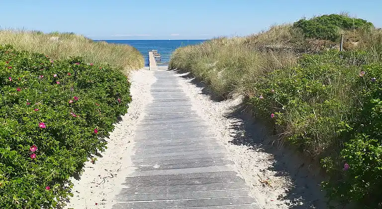 Feriebolig ved Bratten Strand
