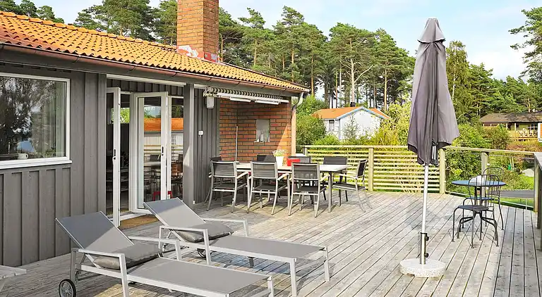 Feriebolig ved Berga Strand