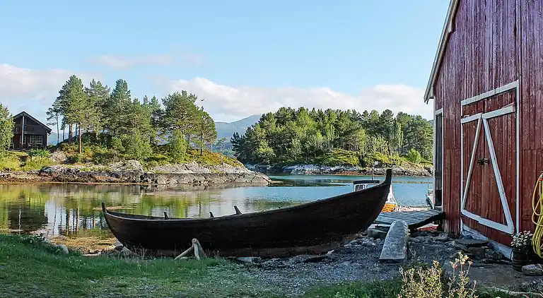 Ferienhaus in Vågland