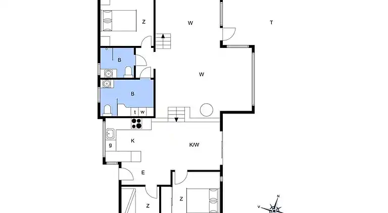 Sommerhus ved Egsmark Strand