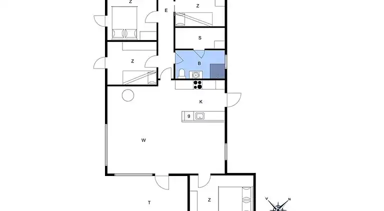 Feriebolig ved Fjellerup Strand