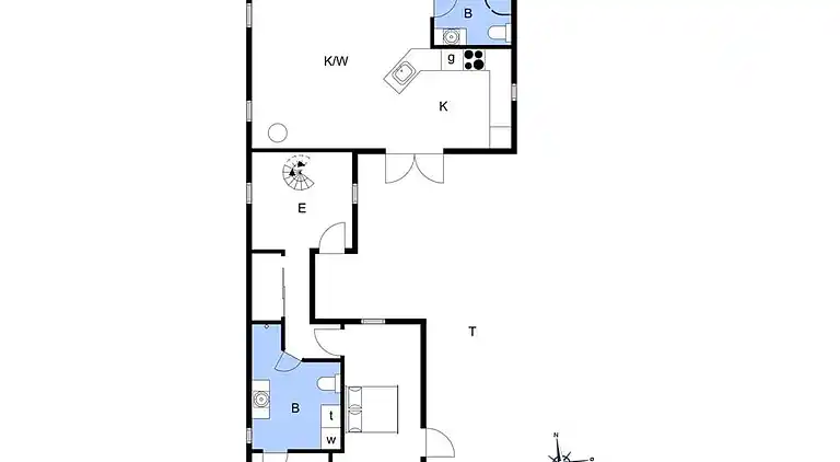 Holiday home in Følle Strand