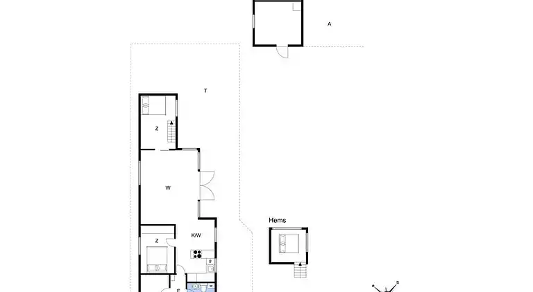 Sommerhus ved Ajstrup Strand